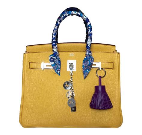 hermes small yellow bag|Hermes bag size guide.